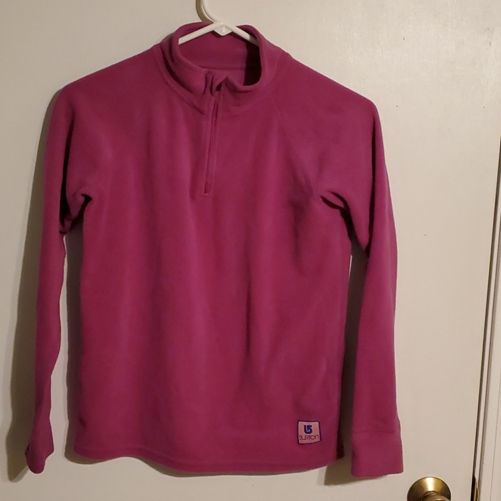 Burton women's fusia dry ride fleece pullover